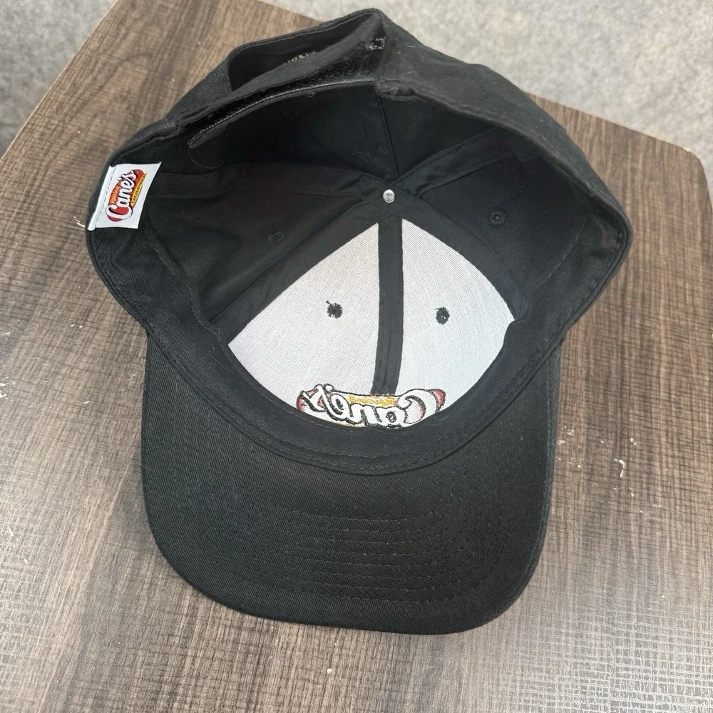 Raising Canes Hat ONE LOVE Embroidered Cotton Black Workwear